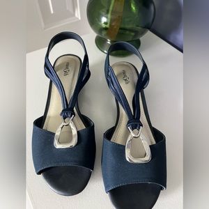 Great Blue Sandal with Silver accent
